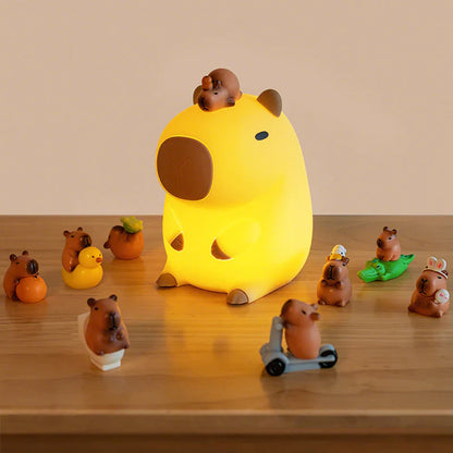 Capybara Squishy Night Light - Perfect Gift