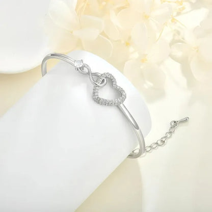 To My Daughter 2026 – Infinity Heart Bracelet
