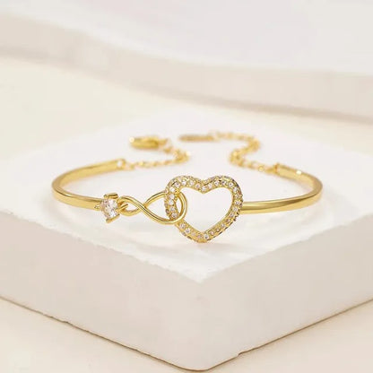 To My Daughter 2026 – Infinity Heart Bracelet