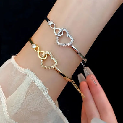 To My Daughter 2026 – Infinity Heart Bracelet